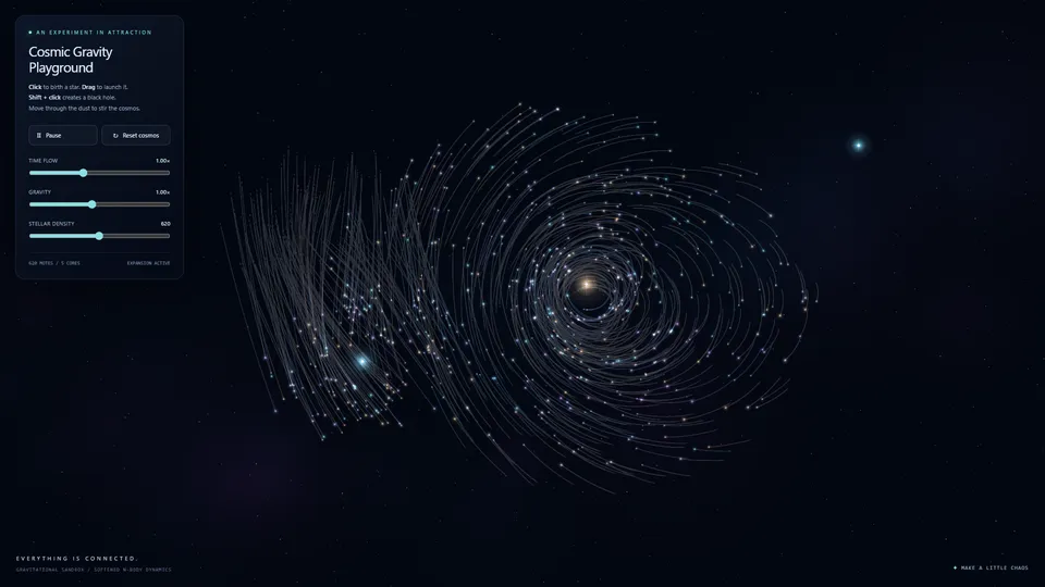 Original Astra Light Cosmic Gravity scene and controls